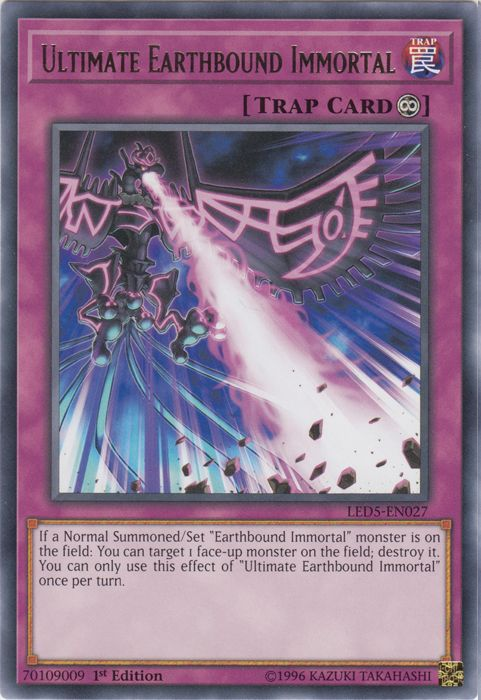 Ultimate Earthbound Immortal [LED5-EN027] Rare | Card Merchant Takapuna