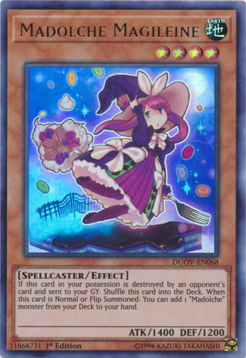 Madolche Magileine [DUOV-EN068] Ultra Rare | Card Merchant Takapuna