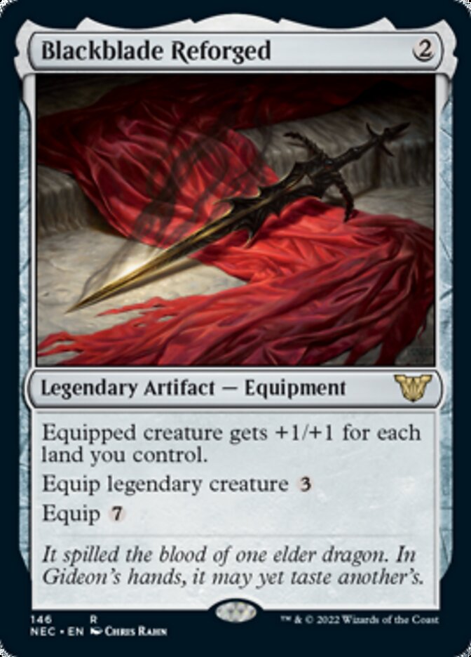 Blackblade Reforged [Kamigawa: Neon Dynasty Commander] | Card Merchant Takapuna