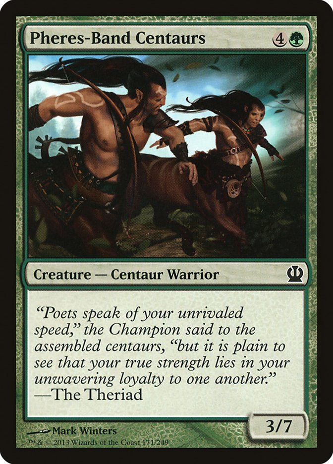 Pheres-Band Centaurs [Theros] | Card Merchant Takapuna