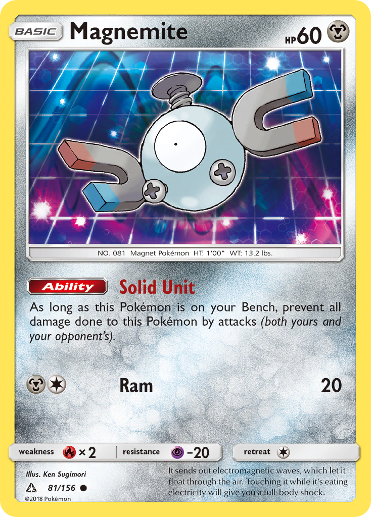 Magnemite (81/156) [Sun & Moon: Ultra Prism] | Card Merchant Takapuna