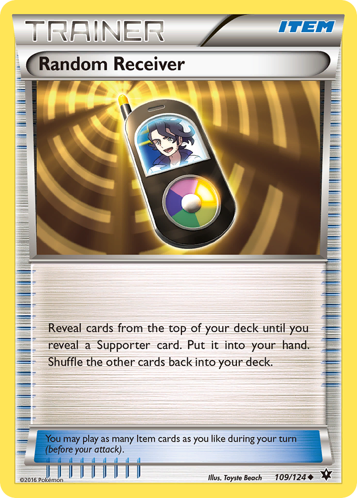 Random Receiver (109/124) [XY: Fates Collide] | Card Merchant Takapuna