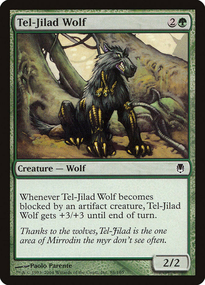 Tel-Jilad Wolf [Darksteel] | Card Merchant Takapuna