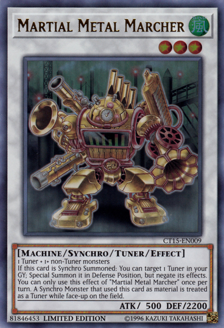 Martial Metal Marcher [CT15-EN009] Ultra Rare | Card Merchant Takapuna