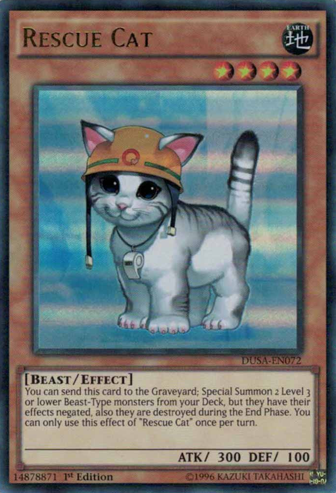 Rescue Cat [DUSA-EN072] Ultra Rare | Card Merchant Takapuna