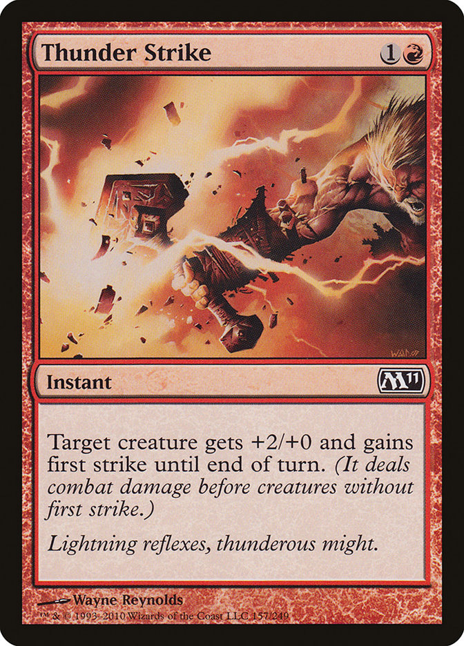 Thunder Strike [Magic 2011] | Card Merchant Takapuna