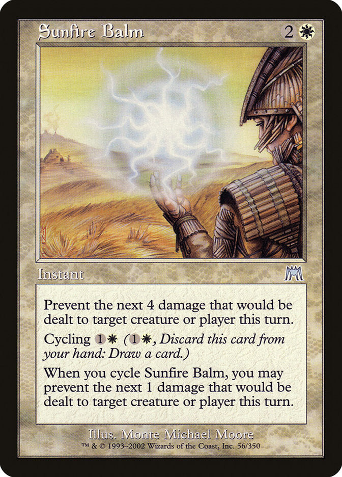 Sunfire Balm [Onslaught] | Card Merchant Takapuna