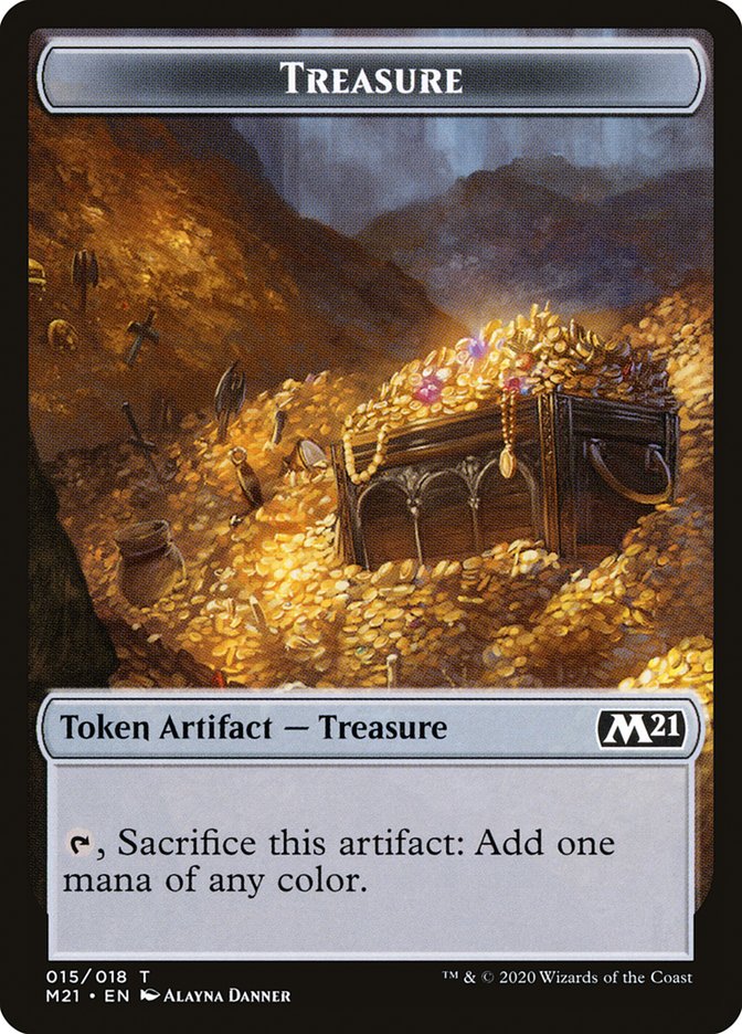 Treasure Token [Core Set 2021 Tokens] | Card Merchant Takapuna