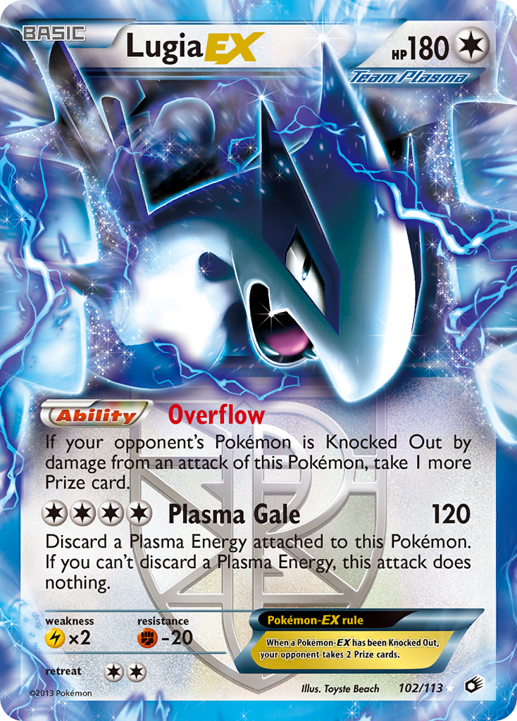 Lugia EX (102/113) [Black & White: Legendary Treasures] | Card Merchant Takapuna