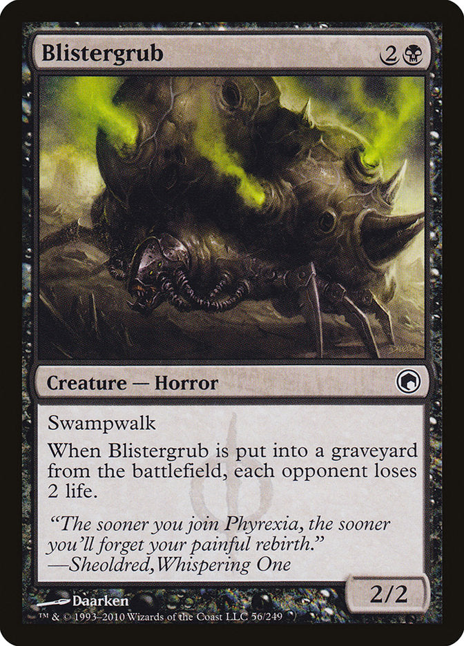 Blistergrub [Scars of Mirrodin] | Card Merchant Takapuna