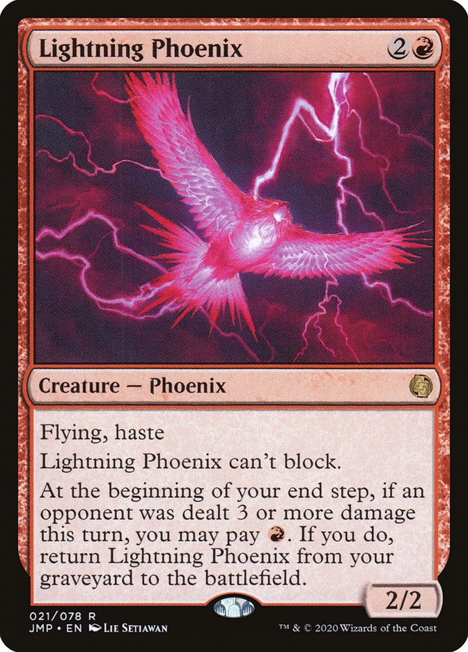 Lightning Phoenix [Jumpstart] | Card Merchant Takapuna