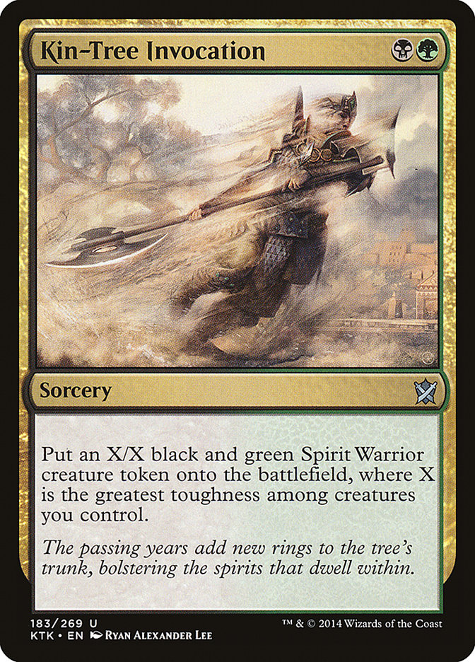 Kin-Tree Invocation [Khans of Tarkir] | Card Merchant Takapuna