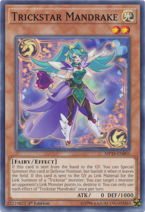 Trickstar Mandrake [MP19-EN005] Common | Card Merchant Takapuna