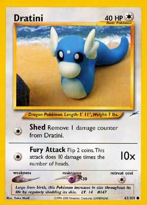 Dratini (63/105) [Neo Destiny Unlimited] | Card Merchant Takapuna