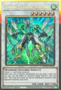 Stardust Charge Warrior [MAGO-EN029] Gold Rare | Card Merchant Takapuna