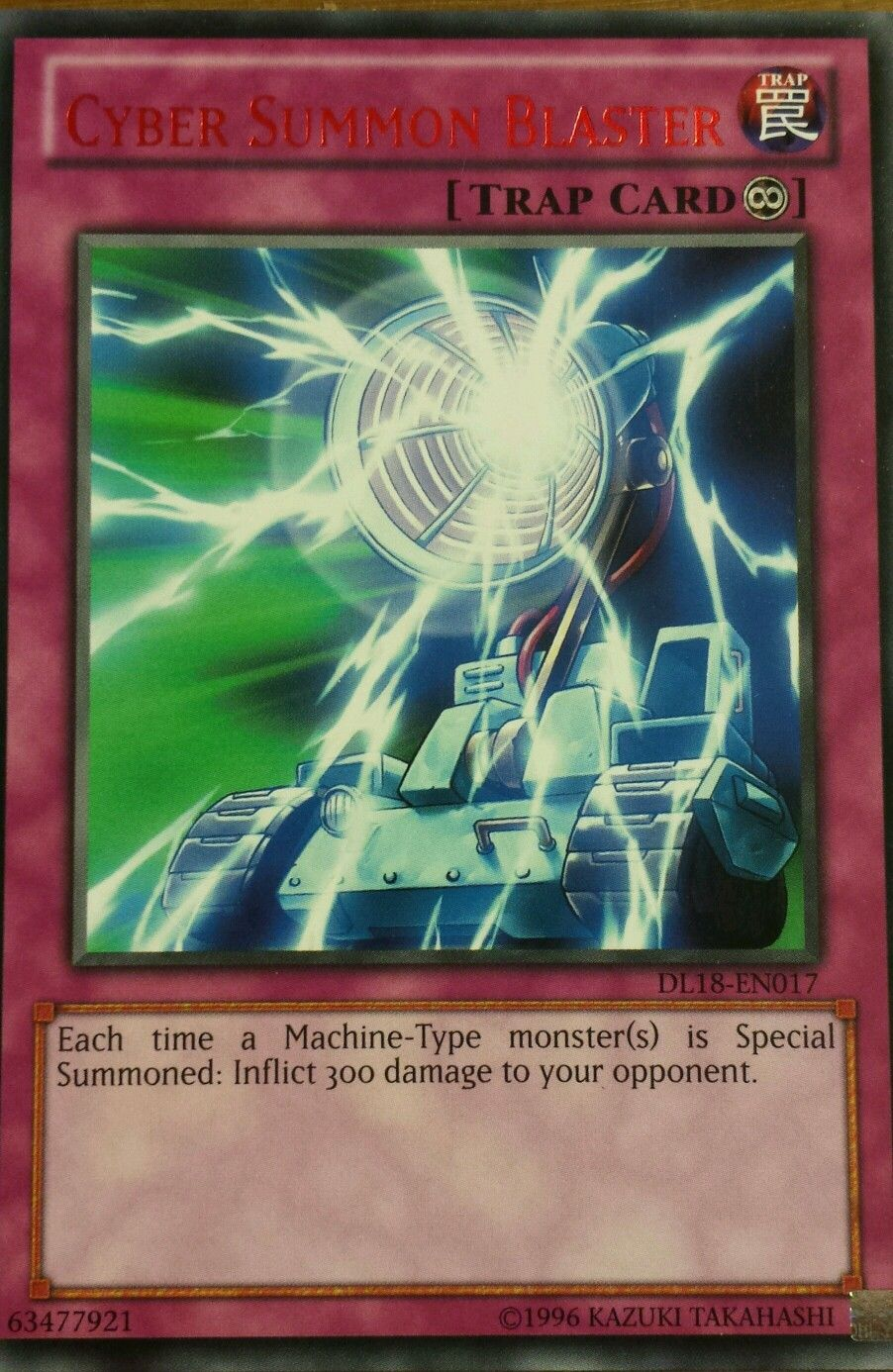 Cyber Summon Blaster (Red) [DL18-EN017] Rare | Card Merchant Takapuna