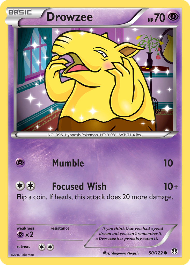 Drowzee (50/122) [XY: BREAKpoint] | Card Merchant Takapuna