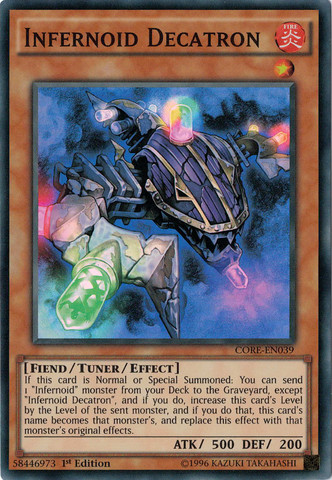 Infernoid Decatron [CORE-EN039] Super Rare | Card Merchant Takapuna