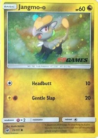 Jangmo-o (75/111) (Cosmos Holo) (EB Games Promo) [Sun & Moon: Crimson Invasion] | Card Merchant Takapuna