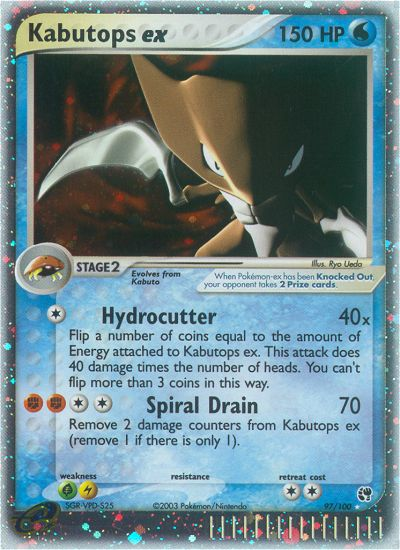 Kabutops ex (97/100) [EX: Sandstorm] | Card Merchant Takapuna