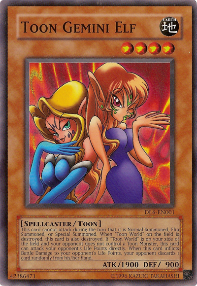 Toon Gemini Elf [DL6-EN001] Super Rare | Card Merchant Takapuna