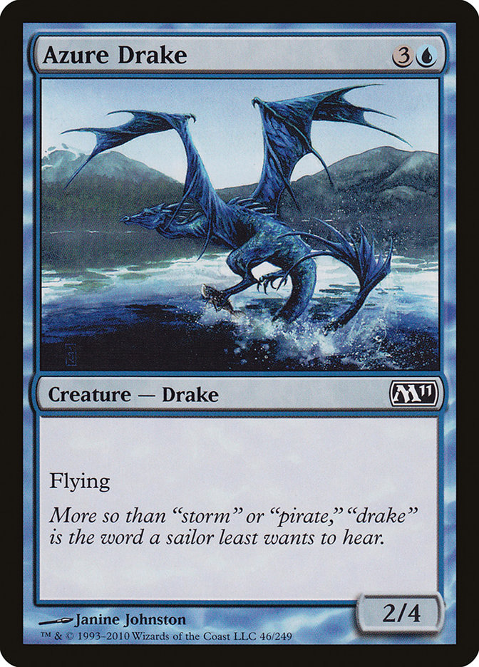 Azure Drake [Magic 2011] | Card Merchant Takapuna