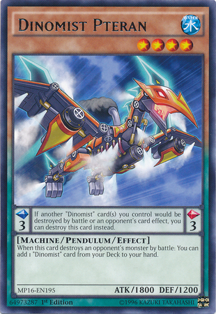 Dinomist Pteran [MP16-EN195] Rare | Card Merchant Takapuna