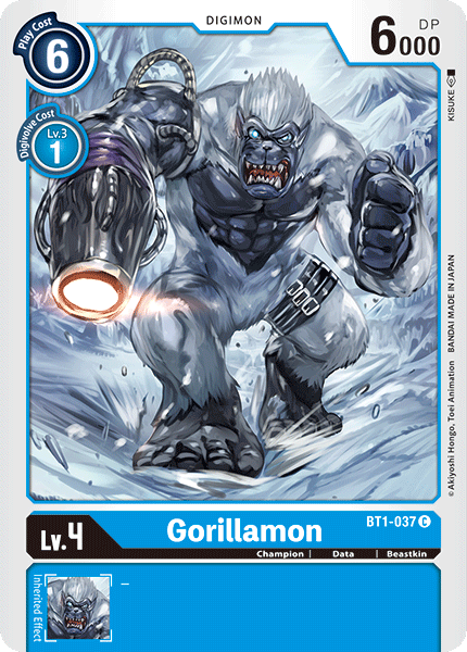 Gorillamon [BT1-037] [Release Special Booster Ver.1.0] | Card Merchant Takapuna