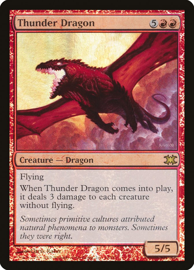 Thunder Dragon [From the Vault: Dragons] | Card Merchant Takapuna