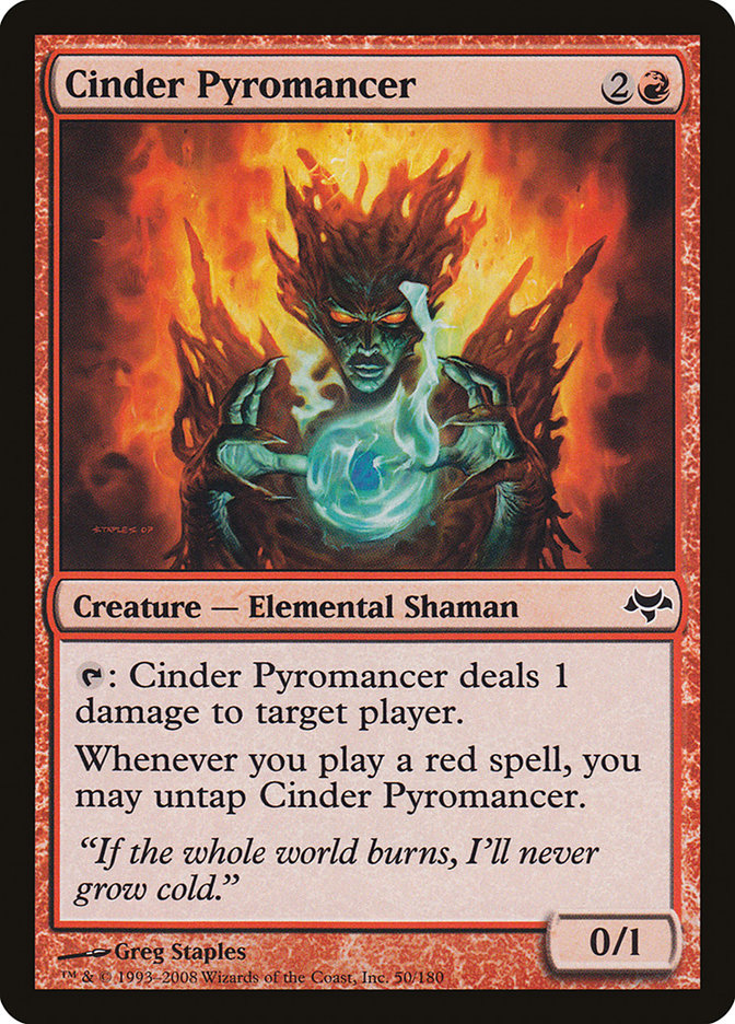 Cinder Pyromancer [Eventide] | Card Merchant Takapuna