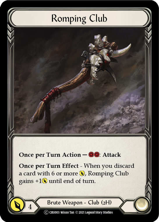 Romping Club [U-CRU003] (Crucible of War Unlimited)  Unlimited Rainbow Foil | Card Merchant Takapuna