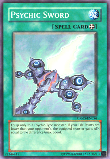 Psychic Sword [CRMS-EN054] Common | Card Merchant Takapuna