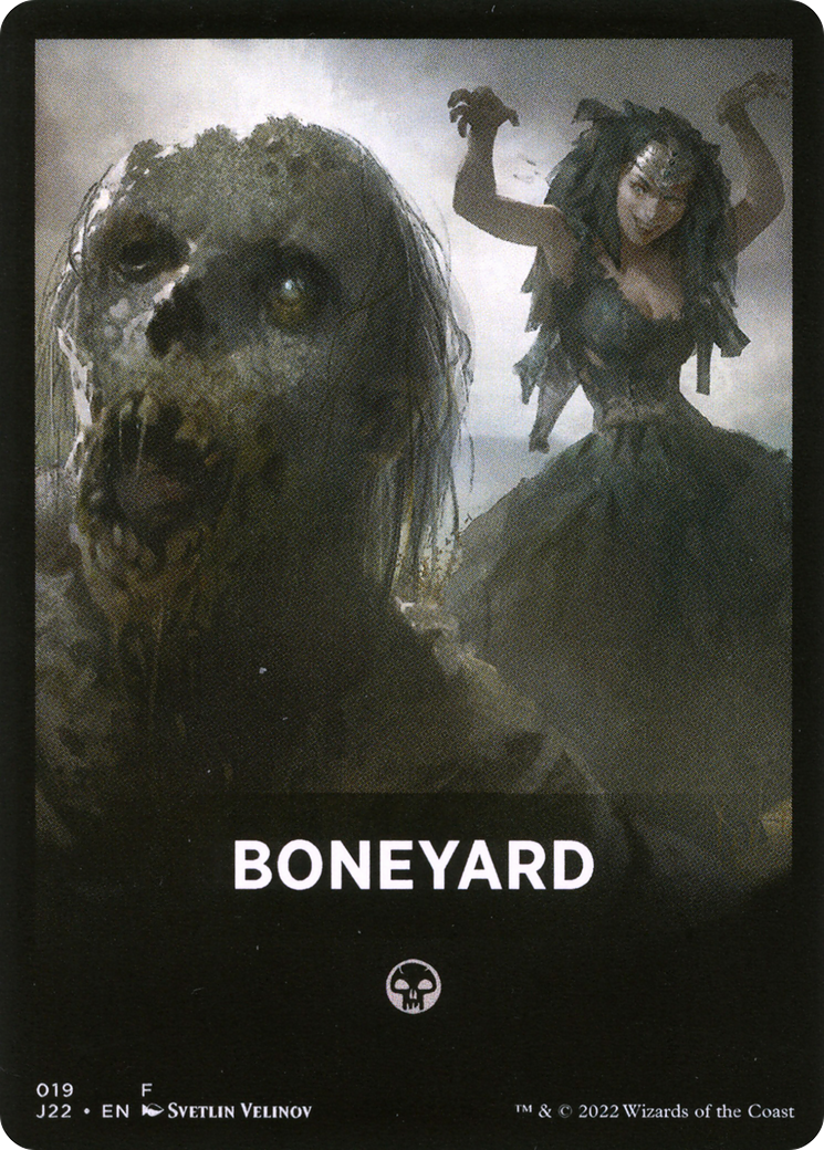 Boneyard Theme Card [Jumpstart 2022 Front Cards] | Card Merchant Takapuna