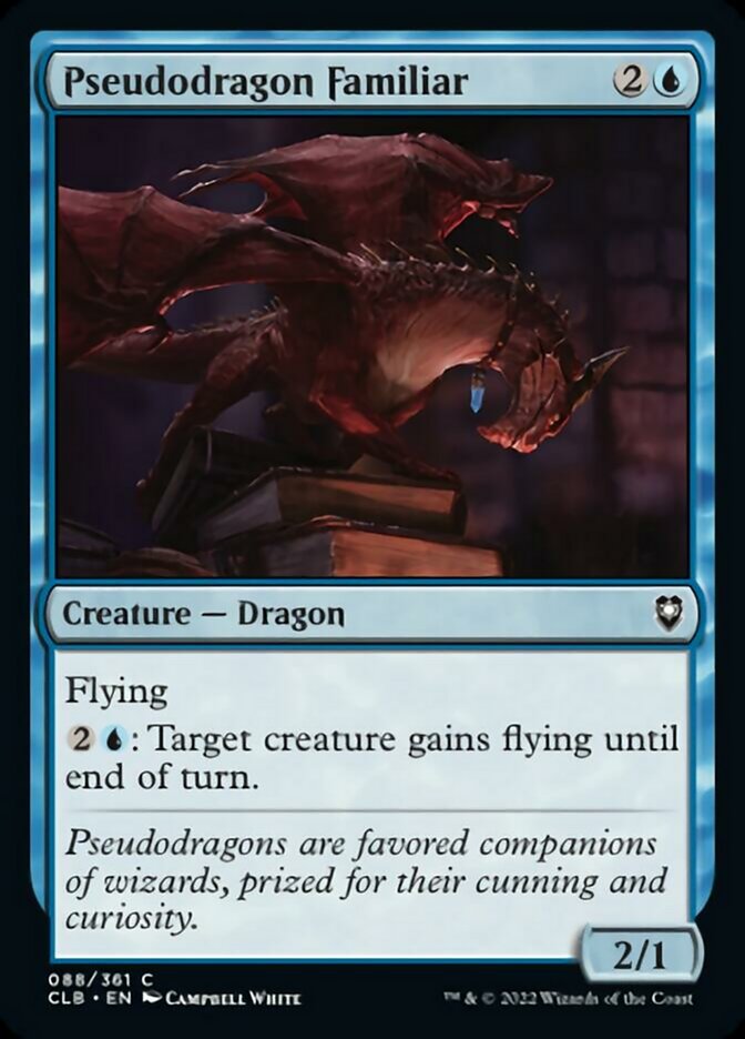 Pseudodragon Familiar [Commander Legends: Battle for Baldur's Gate] | Card Merchant Takapuna