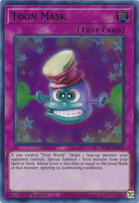 Toon Mask (Purple) [DLCS-EN079] Ultra Rare | Card Merchant Takapuna