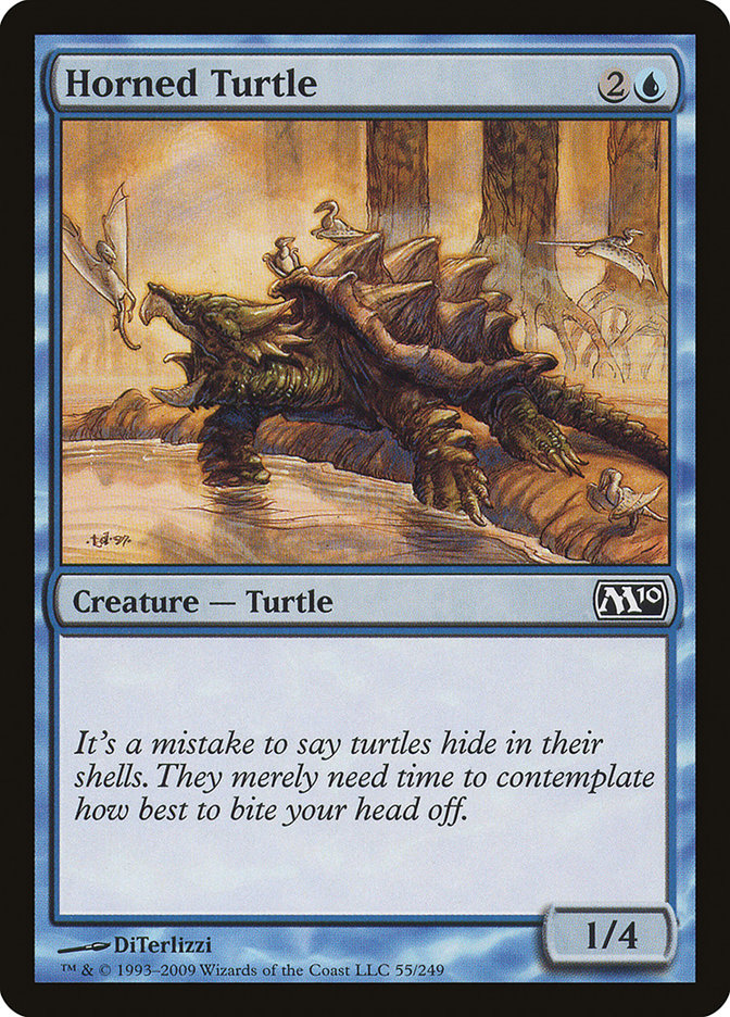 Horned Turtle [Magic 2010] | Card Merchant Takapuna