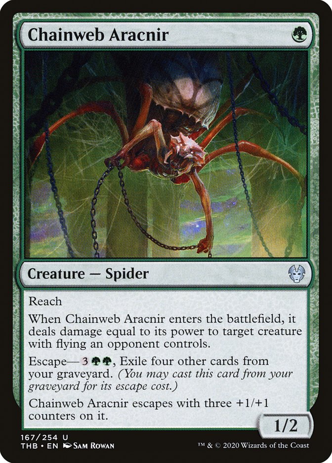 Chainweb Aracnir [Theros Beyond Death] | Card Merchant Takapuna