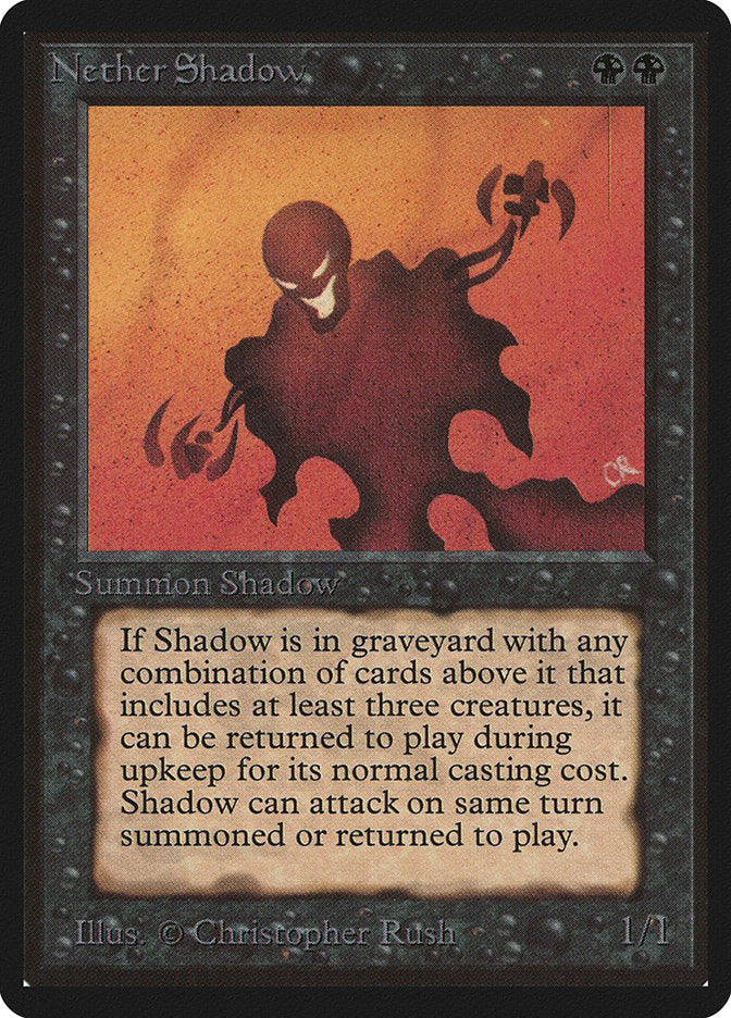 Nether Shadow [Beta Edition] | Card Merchant Takapuna