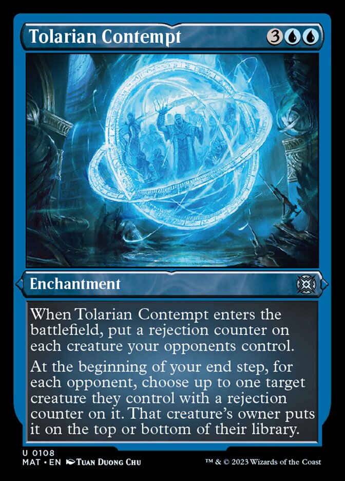 Tolarian Contempt (Foil Etched) [March of the Machine: The Aftermath] | Card Merchant Takapuna