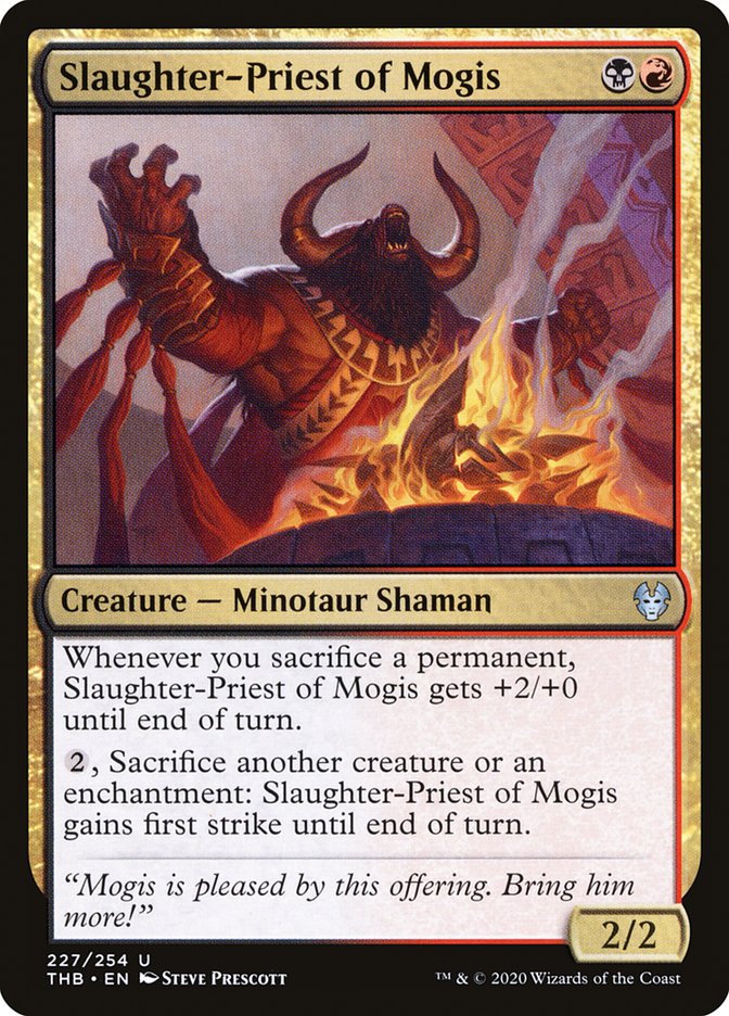 Slaughter-Priest of Mogis [Theros Beyond Death] | Card Merchant Takapuna