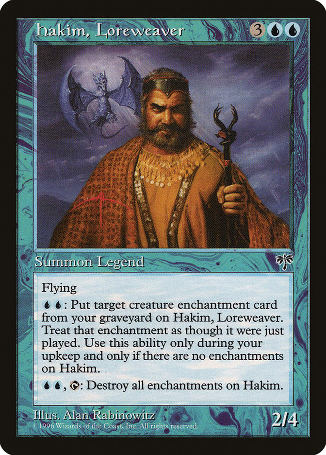 Hakim, Loreweaver [Mirage] | Card Merchant Takapuna