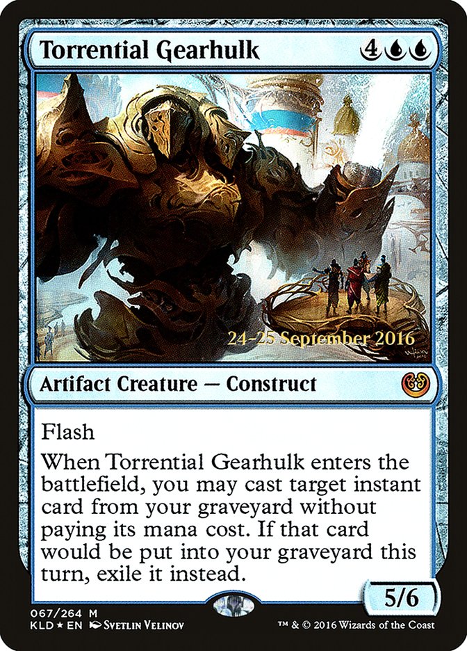 Torrential Gearhulk [Kaladesh Prerelease Promos] | Card Merchant Takapuna