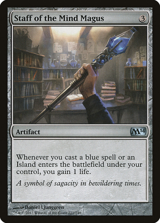 Staff of the Mind Magus [Magic 2014] | Card Merchant Takapuna