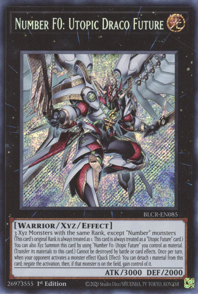 Number F0: Utopic Draco Future [BLCR-EN085] Secret Rare | Card Merchant Takapuna