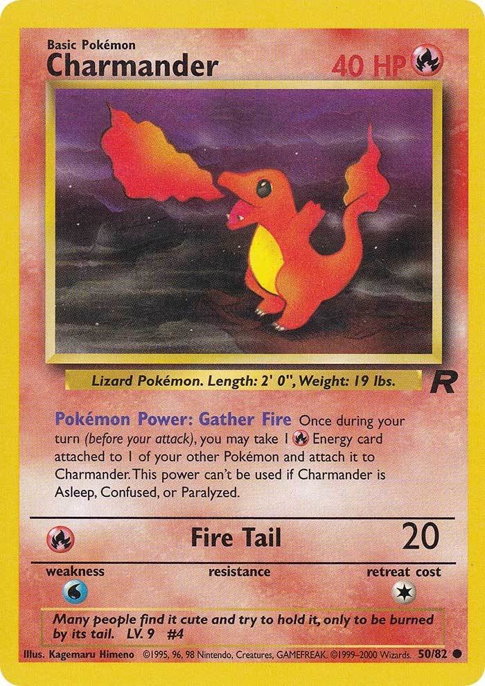 Charmander (50/82) [Team Rocket Unlimited] | Card Merchant Takapuna