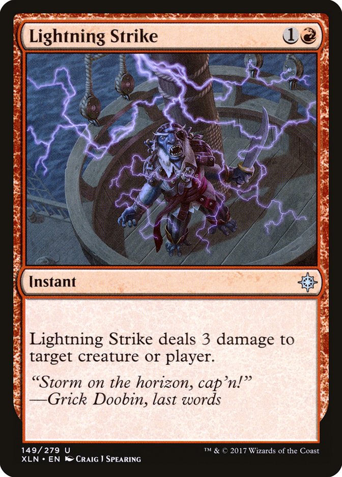 Lightning Strike [Ixalan] | Card Merchant Takapuna