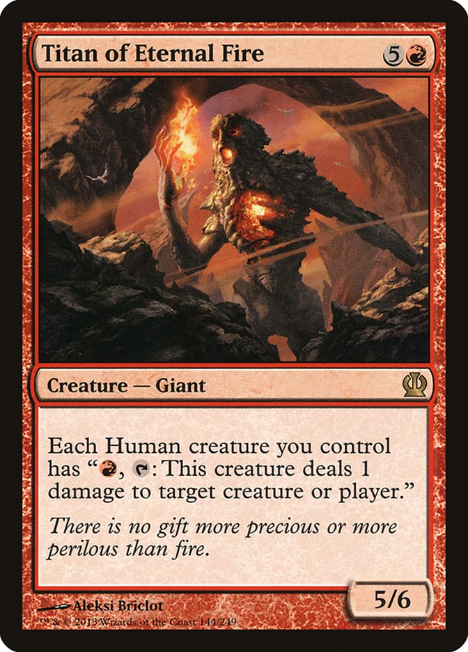 Titan of Eternal Fire [Theros] | Card Merchant Takapuna