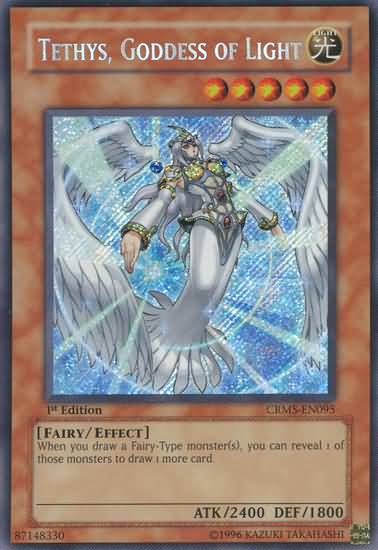 Tethys, Goddess of Light [CRMS-EN095] Secret Rare | Card Merchant Takapuna