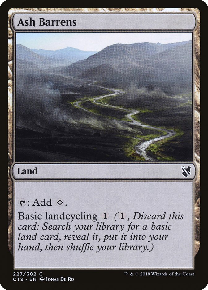 Ash Barrens [Commander 2019] | Card Merchant Takapuna