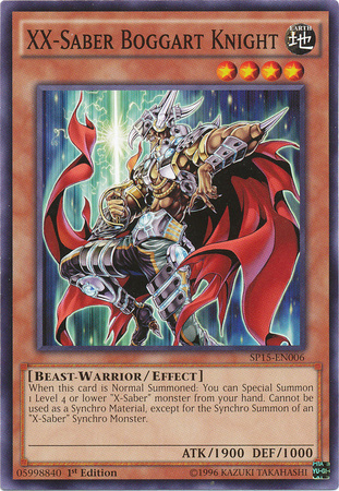 XX-Saber Boggart Knight [SP15-EN006] Common | Card Merchant Takapuna